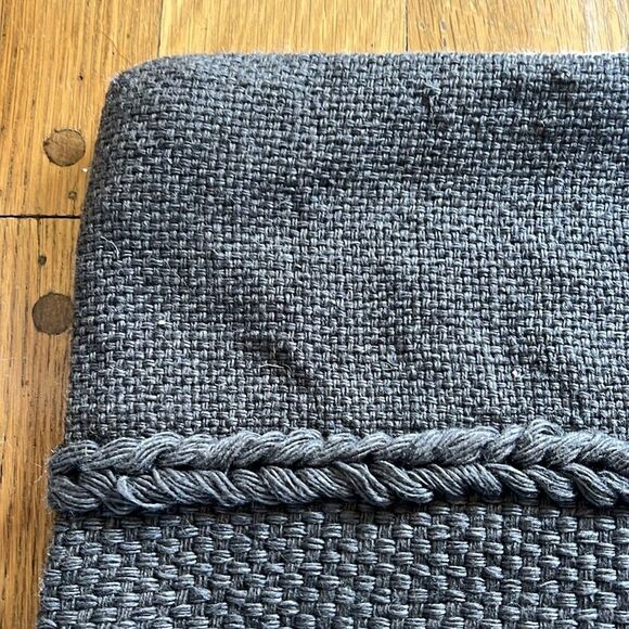 Pottery Barn Gray Knit Pillow Cover - Picture 3 of 8